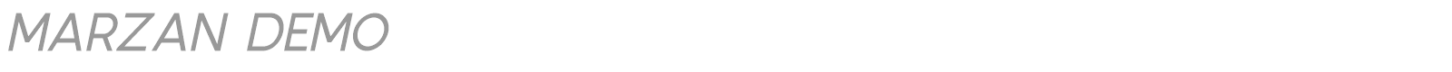 Marzan font preview